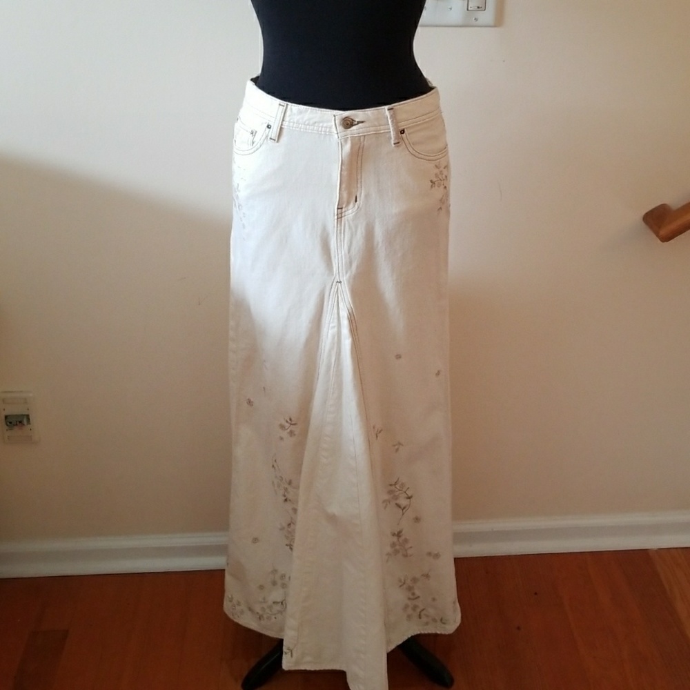 Cotton Algodon Long Skirt